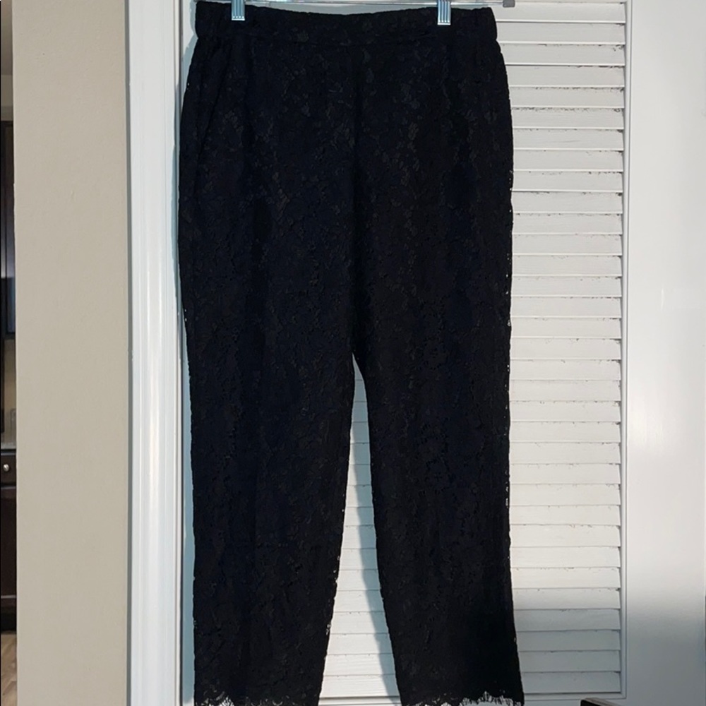 Lace dress pants